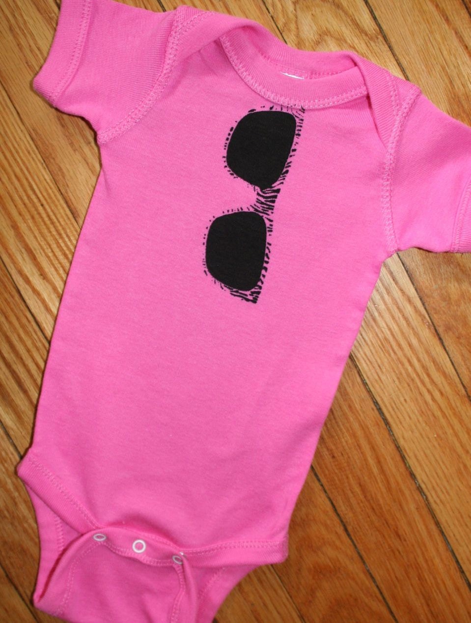 Zebra Sunglasses Onesie Raberry