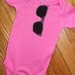 Zebra Sunglasses Onesie Raberry