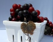Ceramic Berry Basket, Strawberry Basket, Farmers Market Go Green and carry your own basket - CreativityHappens