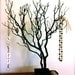 30" Black / Painted Tree Jewelry holder
