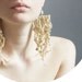 Seashell fringe earrings