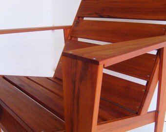 Modern Adirondack Chair (Tigerwood)