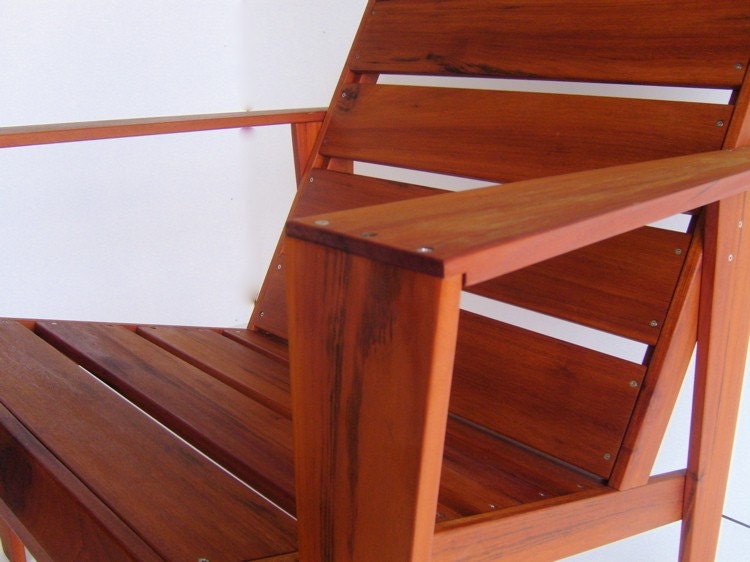 Modern Adirondack Chair (Tigerwood)