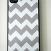 Gray Chevron iPhone 5 iPhone 4/4S Case
