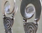 Metamorphosis Earrings - dangle - sterling silver