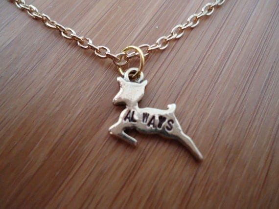 Severus Snape "Always" Doe Patronus Necklace - Harry Potter & The Deathly Hallows Inspired Geekery