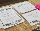 Invitation Suite - Black Tie Wishes