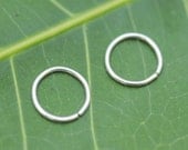 Extra Small Sterling Silver Hoop Earrings Cartilage/Endless/seamless/catchless/tragus/helix/nose ring