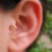 Tragus/Nose/Ear Cuff 14K Rose Gold Filled Handcrafted Non Pierced Nose Ring Spiral