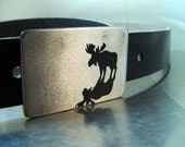 Moose Belt Buckle