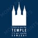 I Love to See the Temple - LDS Primary Song Print