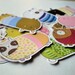Cute bunny stickers - in pyjamas - pack of 12