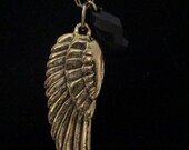 16" Gold "The Black Swan Necklace"