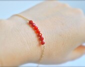 Red Crystal Gold Bracelet