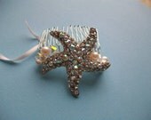 Wedding Starfish Hair Comb