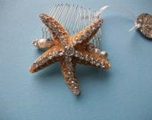 Wedding Hair Comb - Starfish