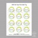 Editable and Printable - Damask Multi-Colored Circle Label/Tags - (2) PDF Files