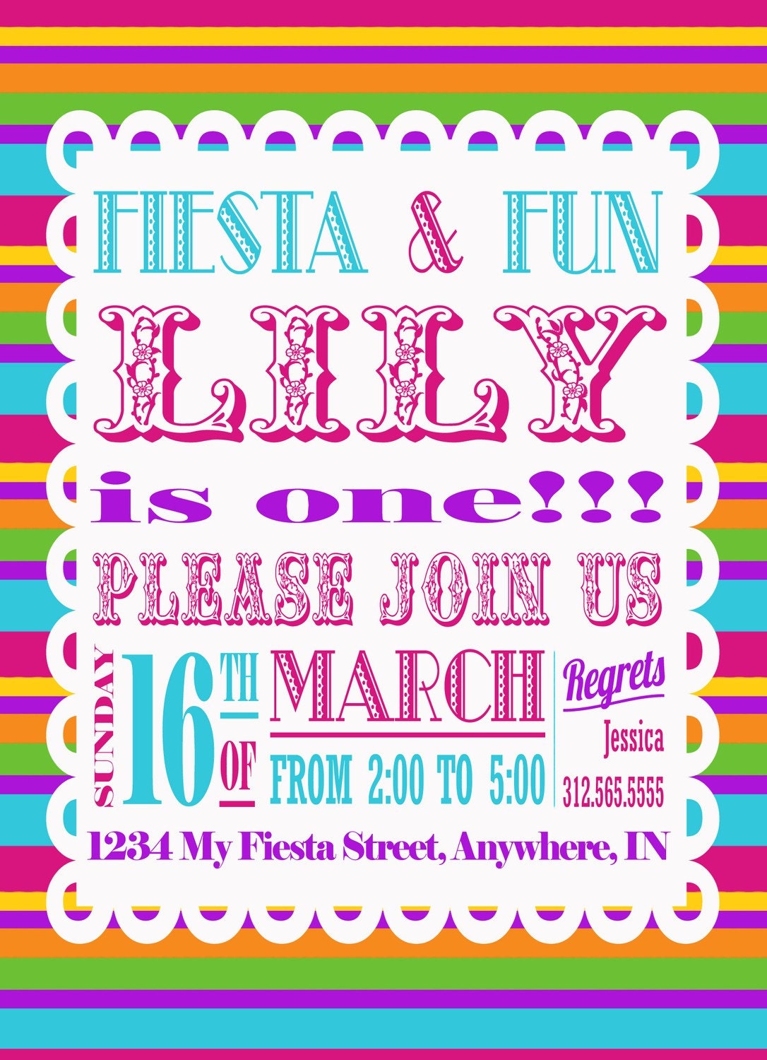 Fiesta - A Personalized Invitation