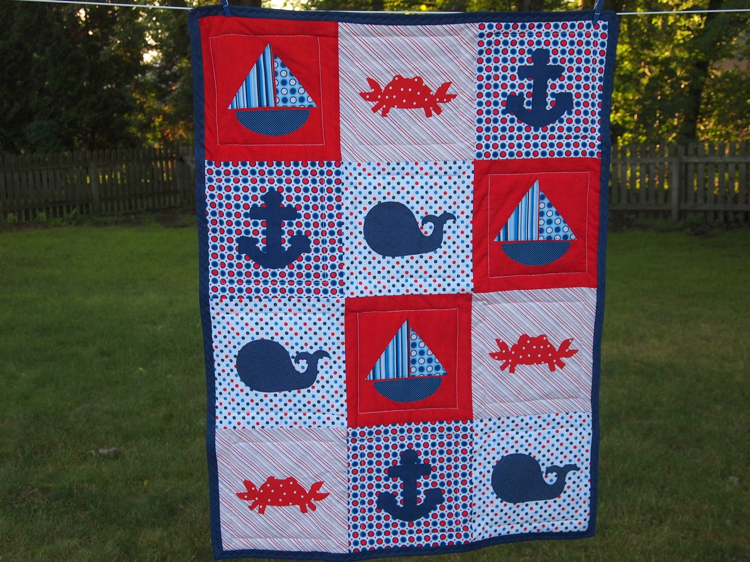 Nautical Toddler Quilt