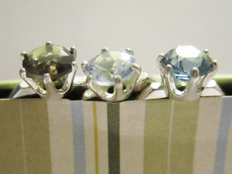 Stacking Rings - Size 5 - CobbledStone