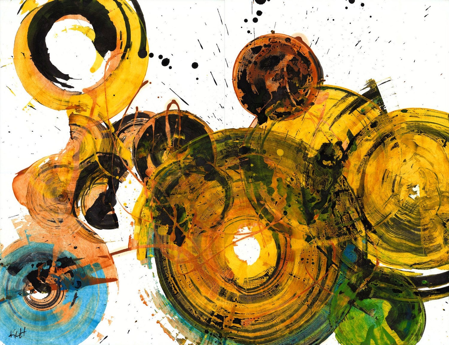 Special PROMO---30% OFF L.I.F.E. iS fOr ---- L.I.V.I.N.G. ---- Y.E.S. ---- original pAINTing 151.152.122710