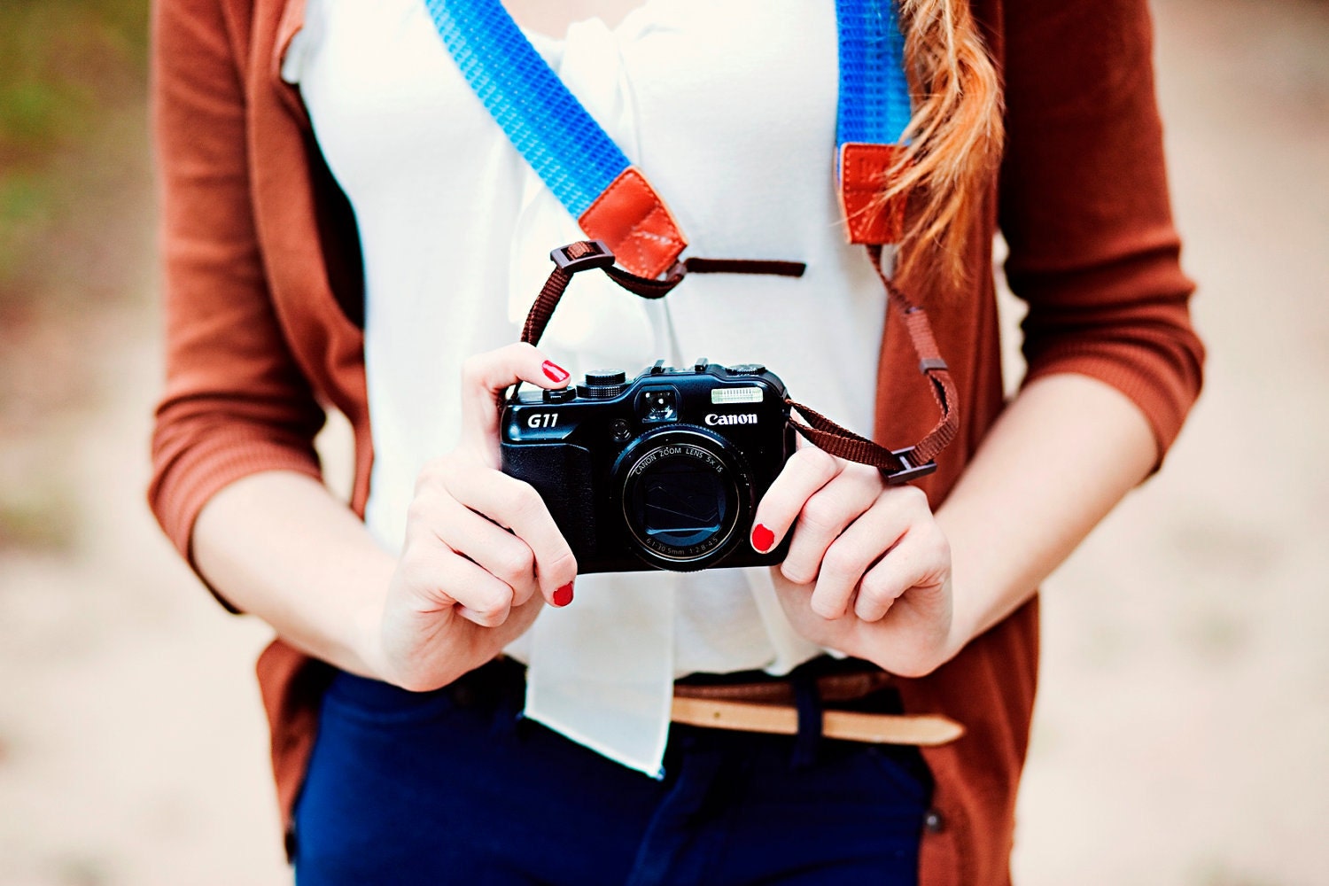 Discounted Smurf Camera Strap