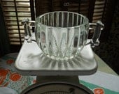 Cut Glass Vintage Sugar Bowl