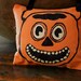 Halloween Vintage Pumpkin Jack O Lantern Door Hanger