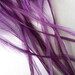10  SHORTER SOLID MAGENTA Feathers for Feather Extensions & 3 extensions beads