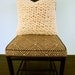 Alpaca huge knit pillow
