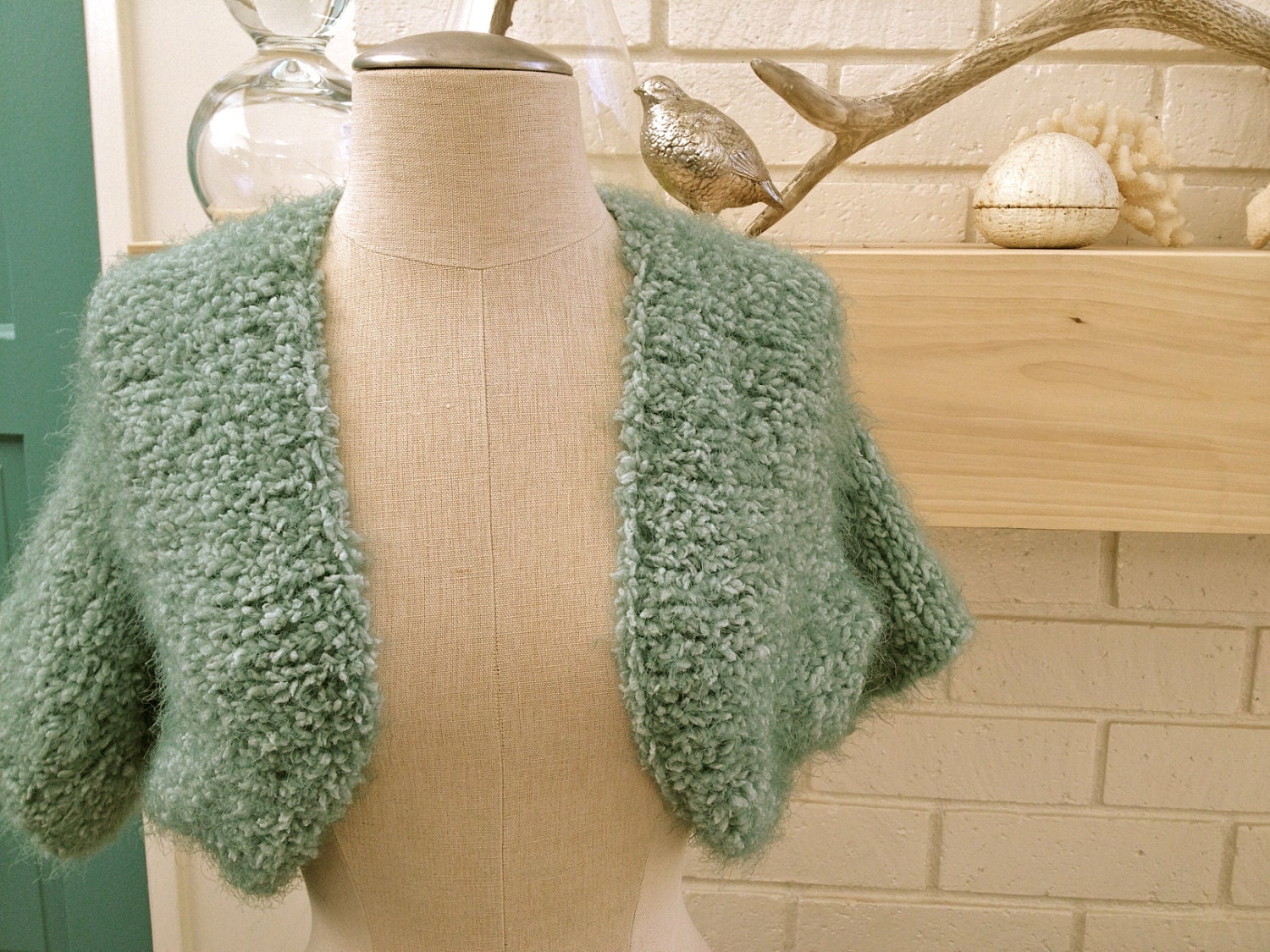 Wedding capelet, shrug, bolero, custom colors