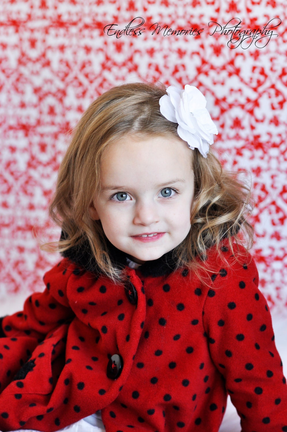 girls hair bow flower ... white flower hair bow...infant headband... lovely hairbow for baby, toddler and little girls