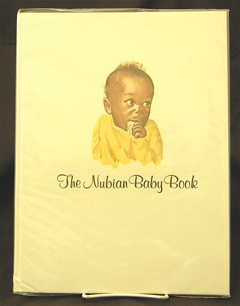 The Nubian Baby Book - An African American baby book Price Lowered