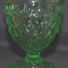 Jeannette Glass "CUBE" Candy Jar bottom in green ca 1929-1933 Price Lowered
