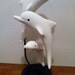 Handmade Ocean Art set of Dolphins Modernist Statue
