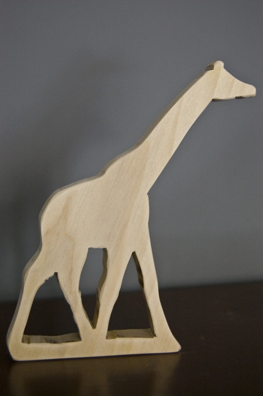 Wooden African Animal Set (Elephant, Snake, Giraffe, Lion, Hippo)