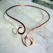 Copper Scrollwork Torc Necklace