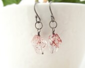 carmilla earrings - lepidocrocite, oxidized sterling silver