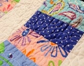 Baby Quilt - Stacked Coins - featuring Amelia by Moda