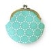 Turquoise Circle Lace Coin Purse