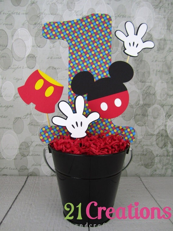 Mickey Mouse Centerpiece Il_570xn