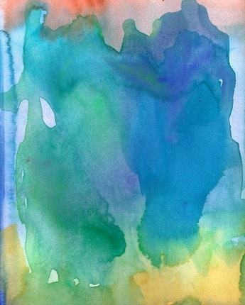 Wall Art, Watercolor, Meditation