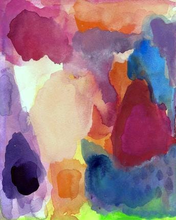 Large Art Print,Watercolor Painting, Search