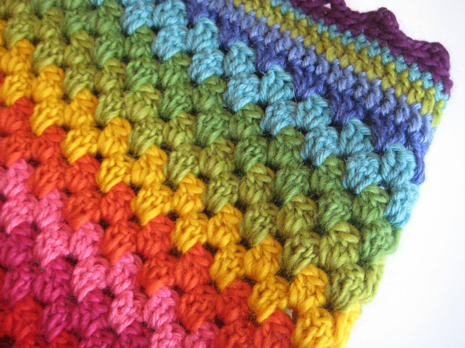 Maeve's Granny Stripe Blanket (26x28)