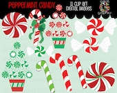 Christmas clip art Christmas Candy Clip Art Peppermint Candy clip art printable Christmas clip art digital clip art Christmas candy clip art Il_170x135