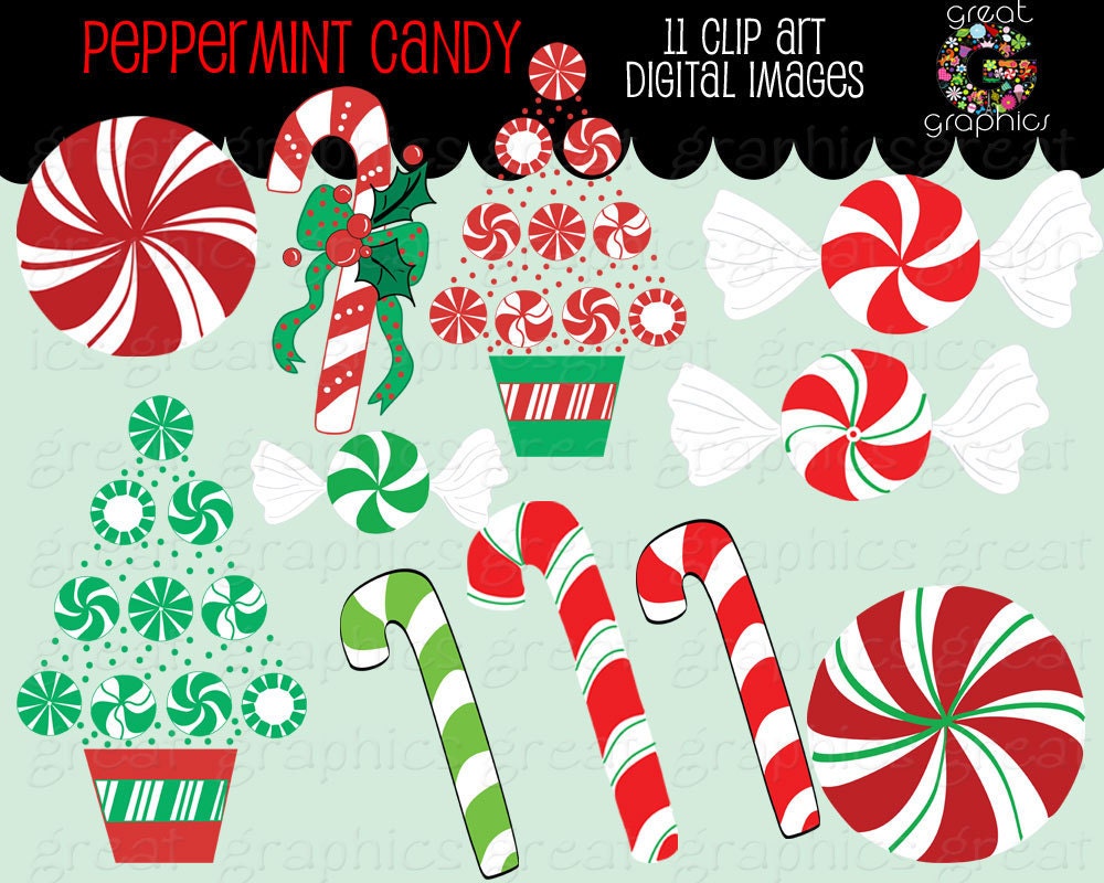 Christmas clip art Christmas Candy Clip Art Peppermint Candy clip art printable Christmas clip art digital clip art Christmas candy clip art Il_570xn