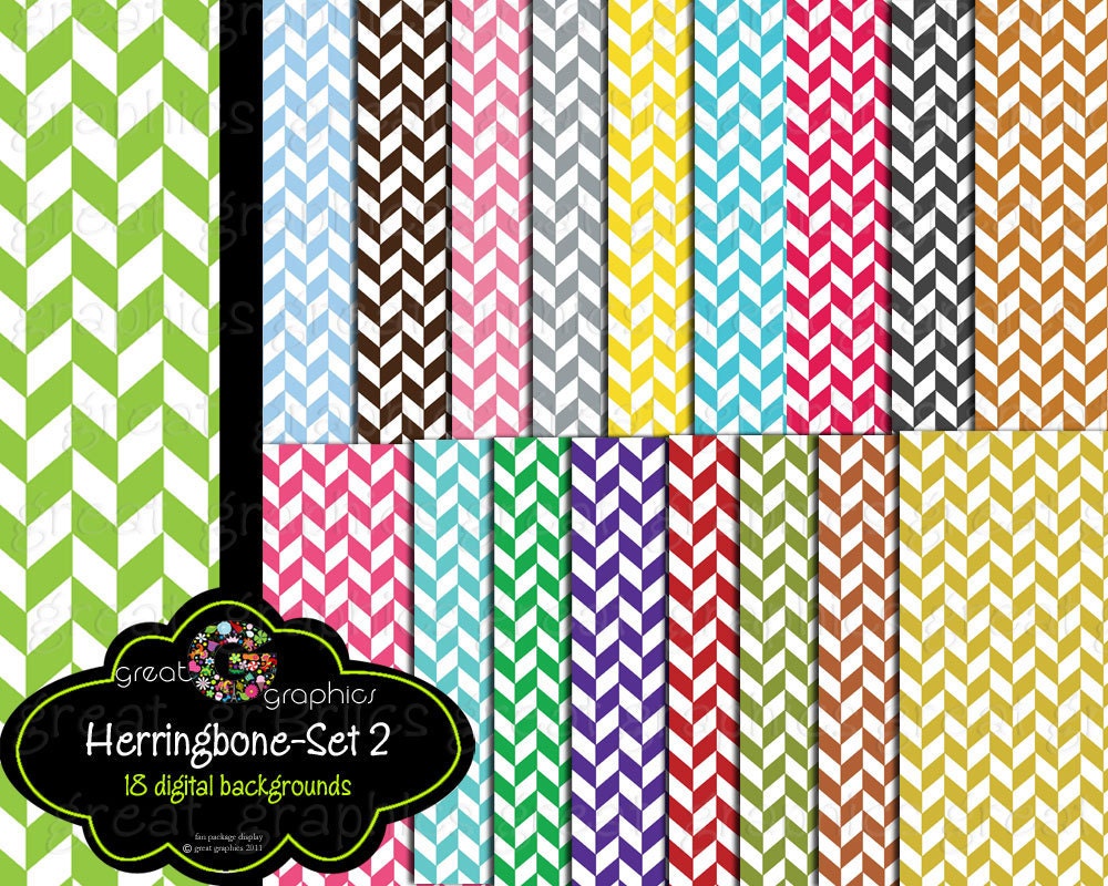 Herrinbone Digital Paper Printable Herringbone Paper Herringbone Pattern Print Invitation Paper Instant Download Il_570xn