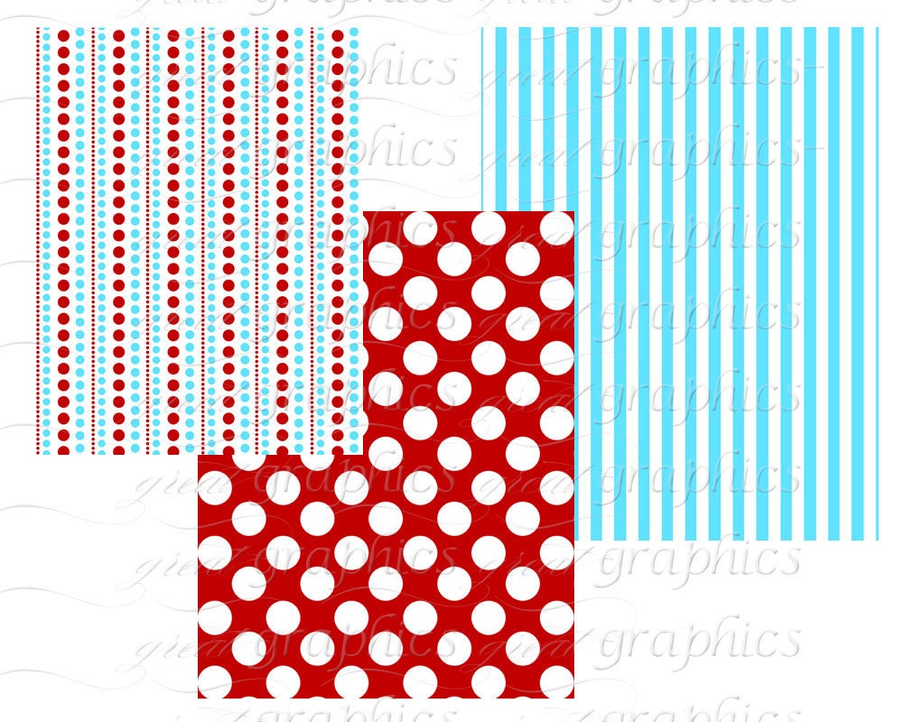 Dr Seuss Digital Paper Dr Seuss Inspired Paper Dr Suess Paper Dr Seuss Party Paper Birthday Party Paper Instant Download