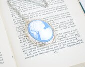 Eliza Cameo Locket Pendant Necklace