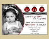 Ladybug Girl Birthday Invitation - Any Age Il_170x135